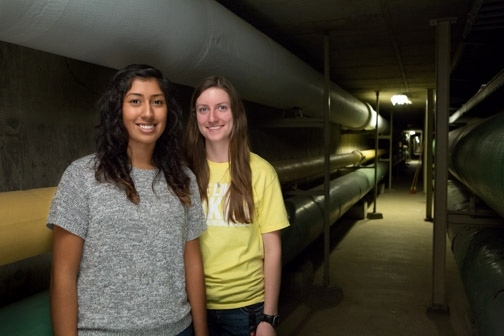 Juliana Alvarado, left and Amber Blackmore